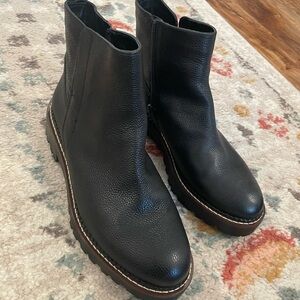 Nordstrom Black Upper Leather Women’s Boots